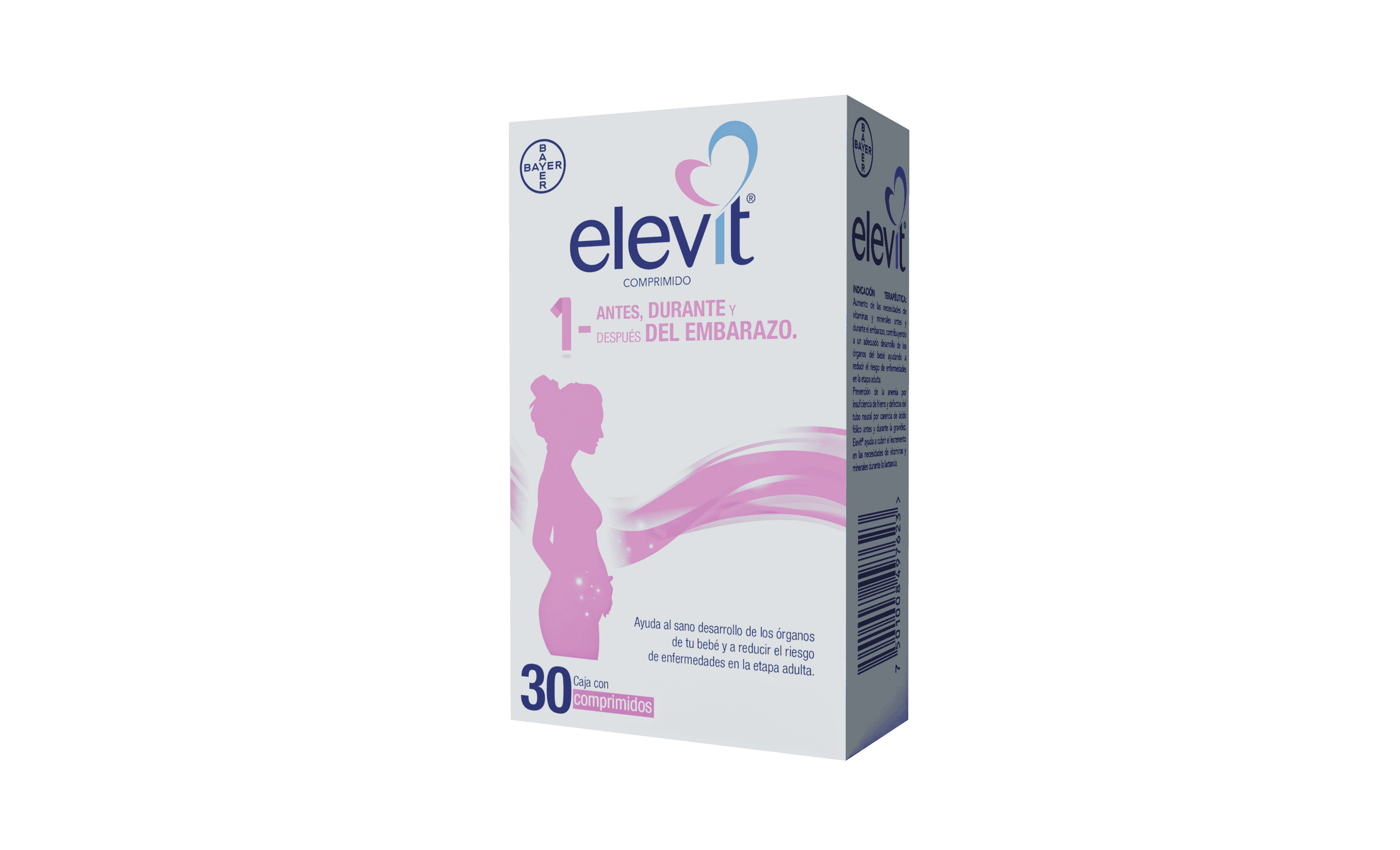 Elevit multivitamínico para mujeres - lateral